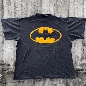 Vintage Batman Logo T-Shirt DC Comics Changes Tag Single Stitch Boxy Fit Large